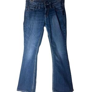 Silver Jeans Co. Bootcut Jeans W26 L30 Western Stitching